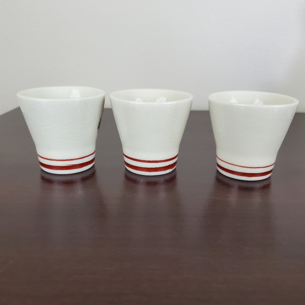 Vintage Otagiri Floral 7-Pc. Saki Set - Picture 9 of 16